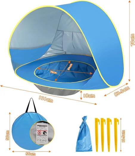 خيمة الشاطئ  للأطفال