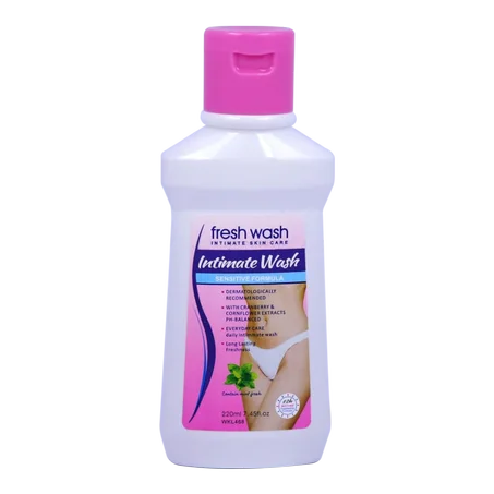 غسول طبيعي مطهر و مبيض للمناطق الحساسة