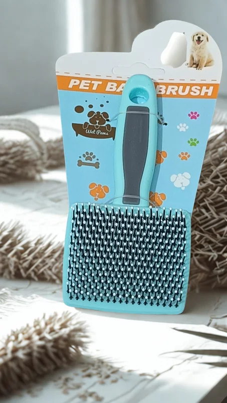 فرشاة تمشيط شعر القطط (لتنعيم وإزالة التشابك)