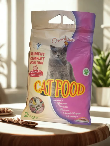 غذاءً للقطط، مصمم باتمان جميع الاحتياجات الغذائية اليومية. تحتوي على وزنها 2 كجم على عناصر حصرية والحفاظ على صحة وسعادة قطتك.