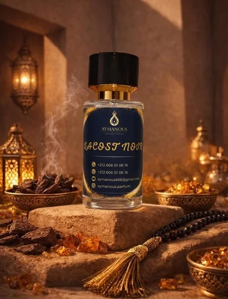 عطر Lacoste Noir من Aymanous زجاجة من 50 مل