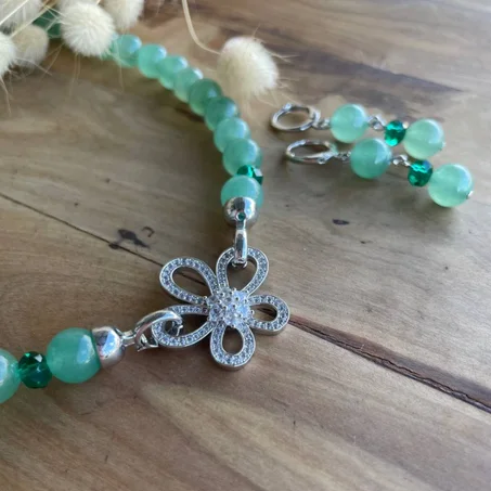 Parure Aventurine 2 Pièces