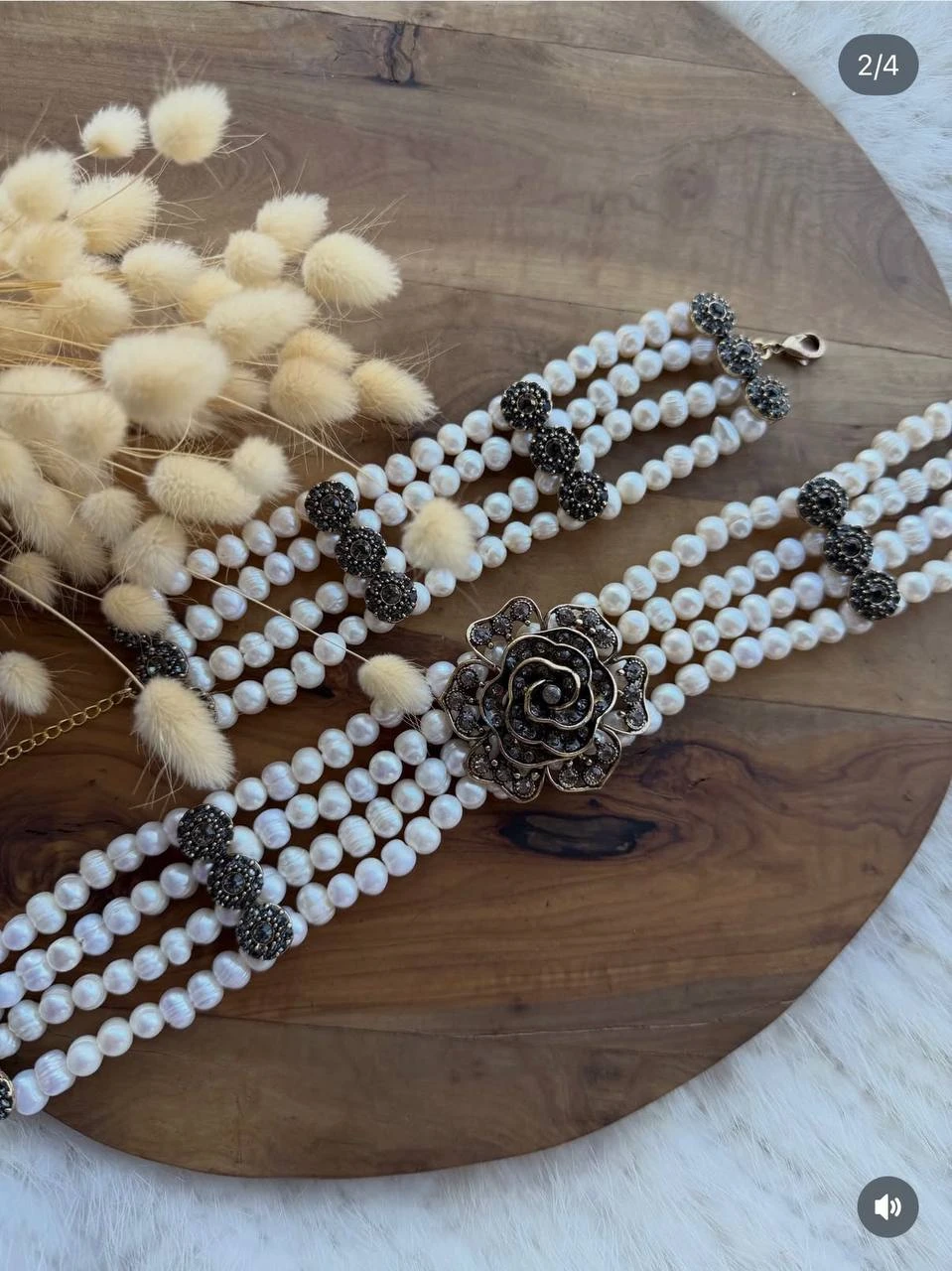 Rqs de cou bronze et bracelet fabriqué avec djoher hor