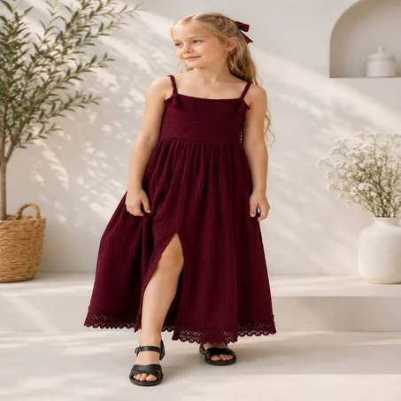 Robe bohème rouge