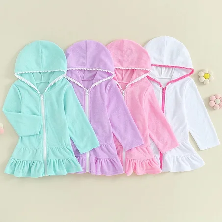 Robe serviette manche longue