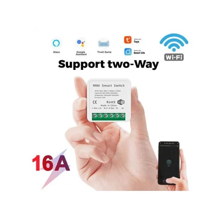 MINI Wifi Smart Light Switch 2 Way Diy Breaker