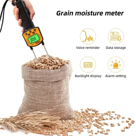 grain moisture Humidimètre testeur d'humidité du grain avec grand écran LCD