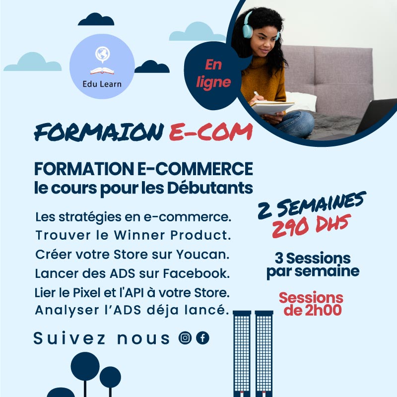 Formation E-Commerce en Ligne pour Débutants