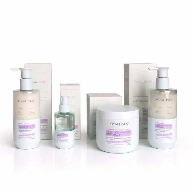 مجموعة رويال لاينز للعناية بالشعر زيت شجرة الشاي