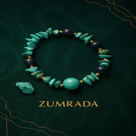 سوار الفيروز الملكي – سحر الأزرق وروح الطبيعة