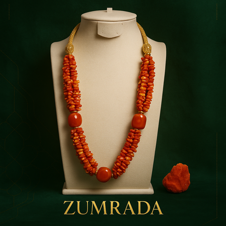 عقد المرجان الملكي – فخامة البحر ولمسة الأصالة