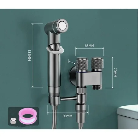 Dites Adieu à l'Hygiène Incomplète : Découvrez la Douchette WC Premium Qui Assure un Nettoyage Puissant, Doux et Économique en Quelques Secondes, avec une Installation Simple et une Qualité C