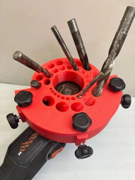 Accessoire d'affûtage pour forets de 2 à 15,5 mm pour meuleuse d'angle 125 mm