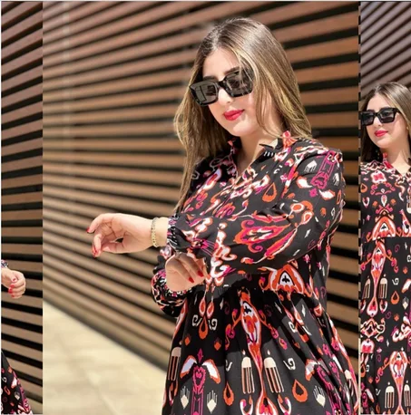 💥 كسوة أنيقة فلوغي "fleuré" بثوب LA LAINE ديال ليكسبور  ❤️ للمحجبات وغير المحجبات + جودة عالية مضمونة 🥰🥰
