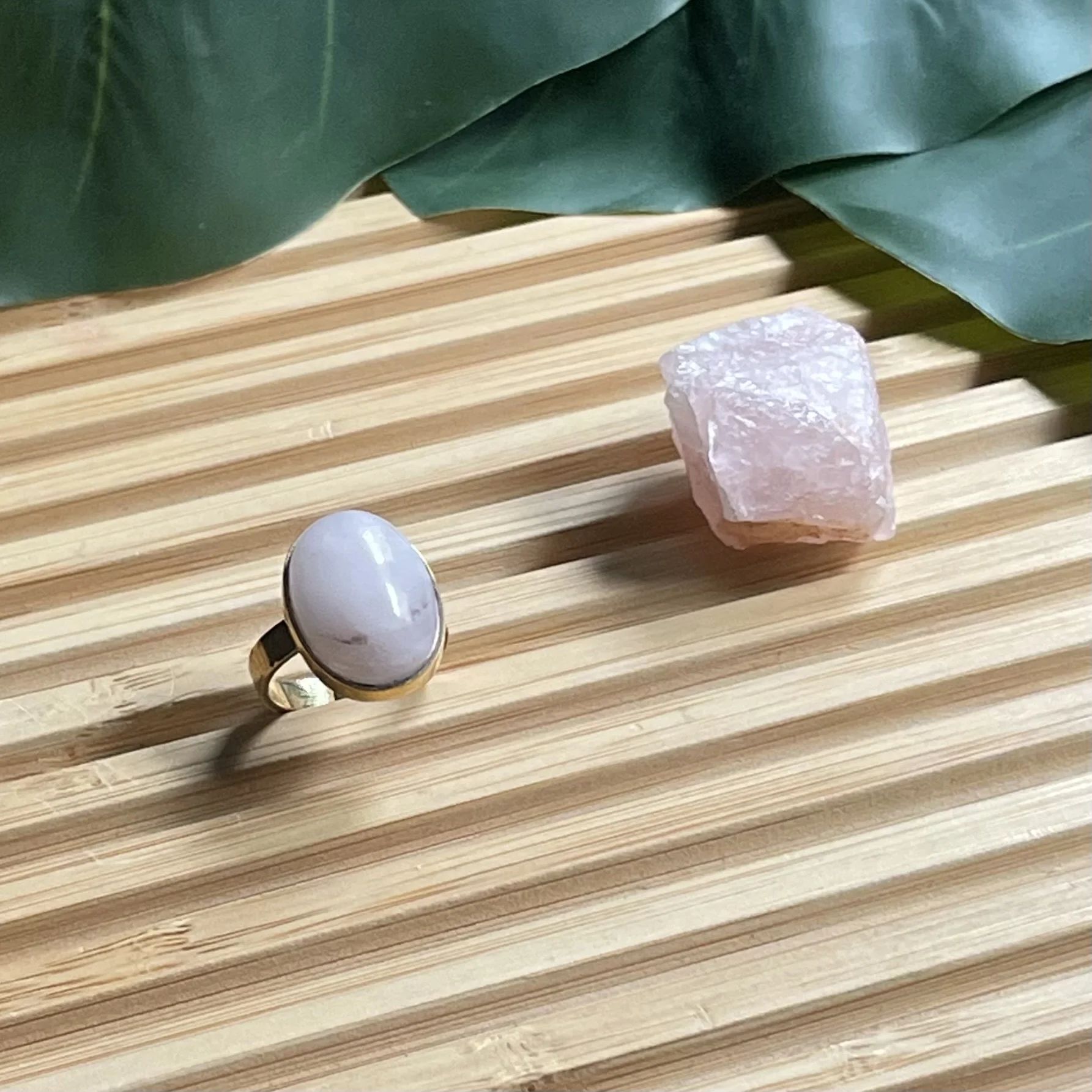 bague Quartz rose
