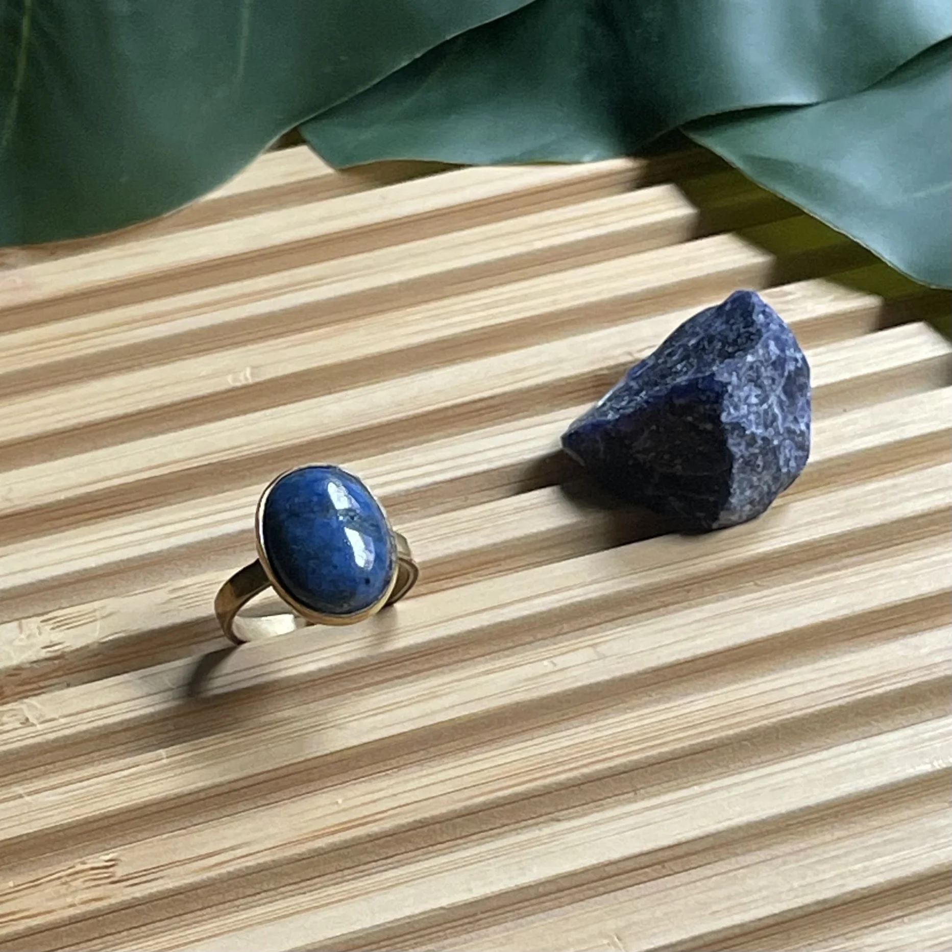 Bague lapis lazuli