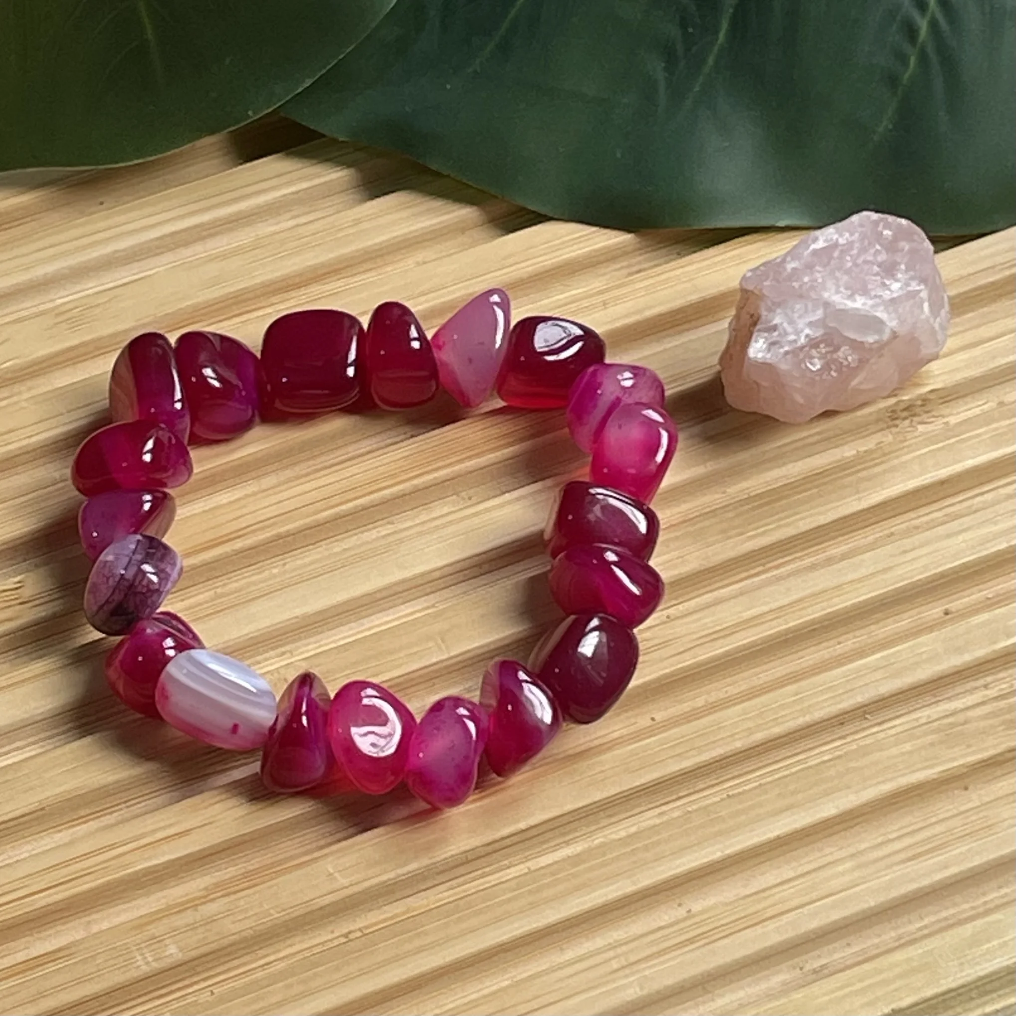 Bracelet Agate Rose