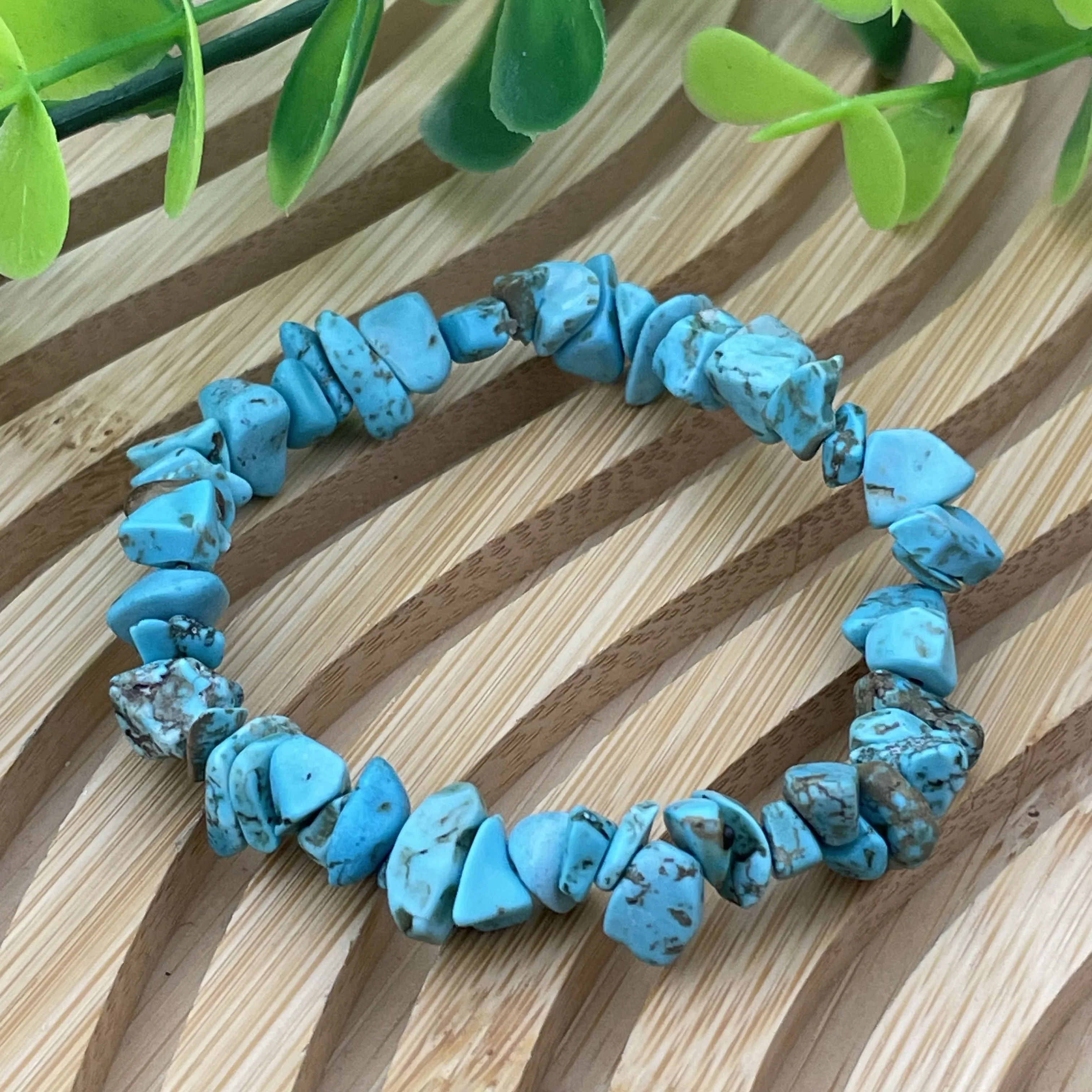 Bracelet chute turqoise