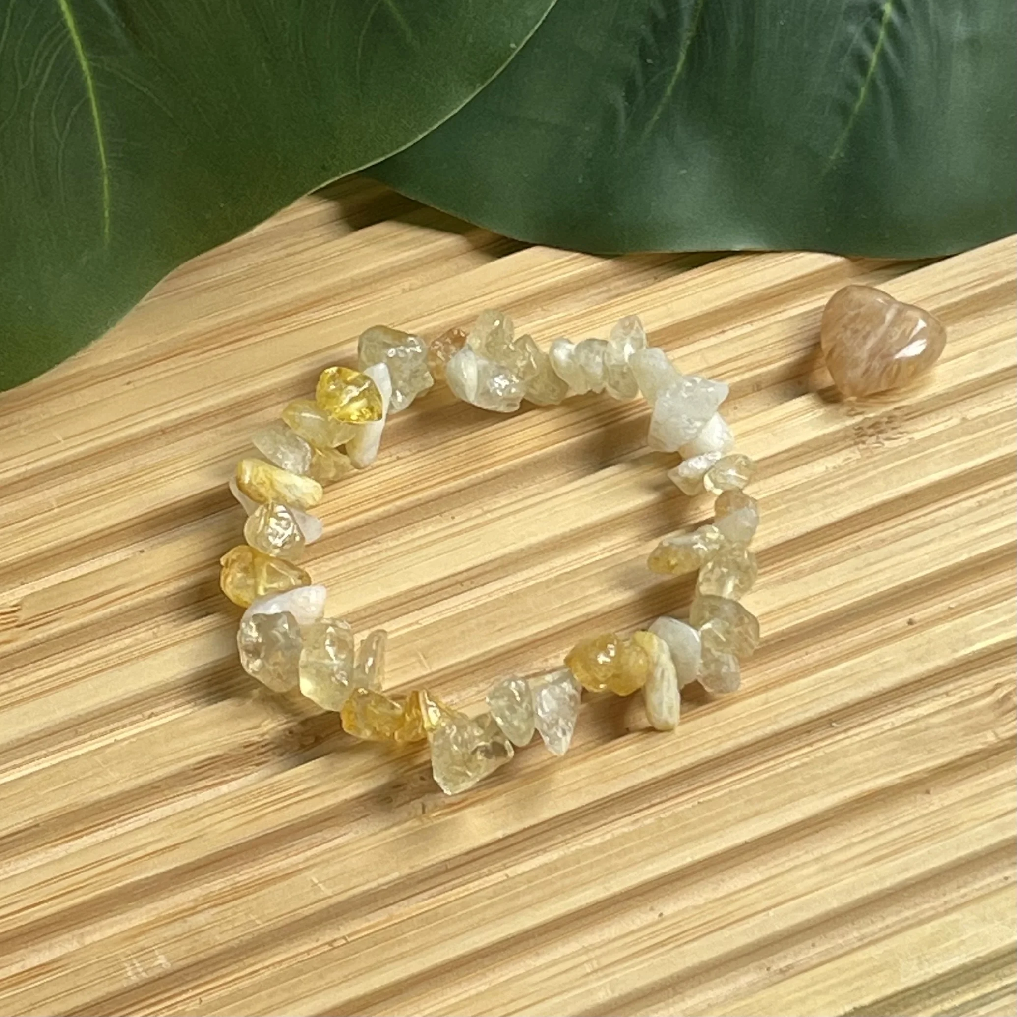 Bracelet chute citrine
