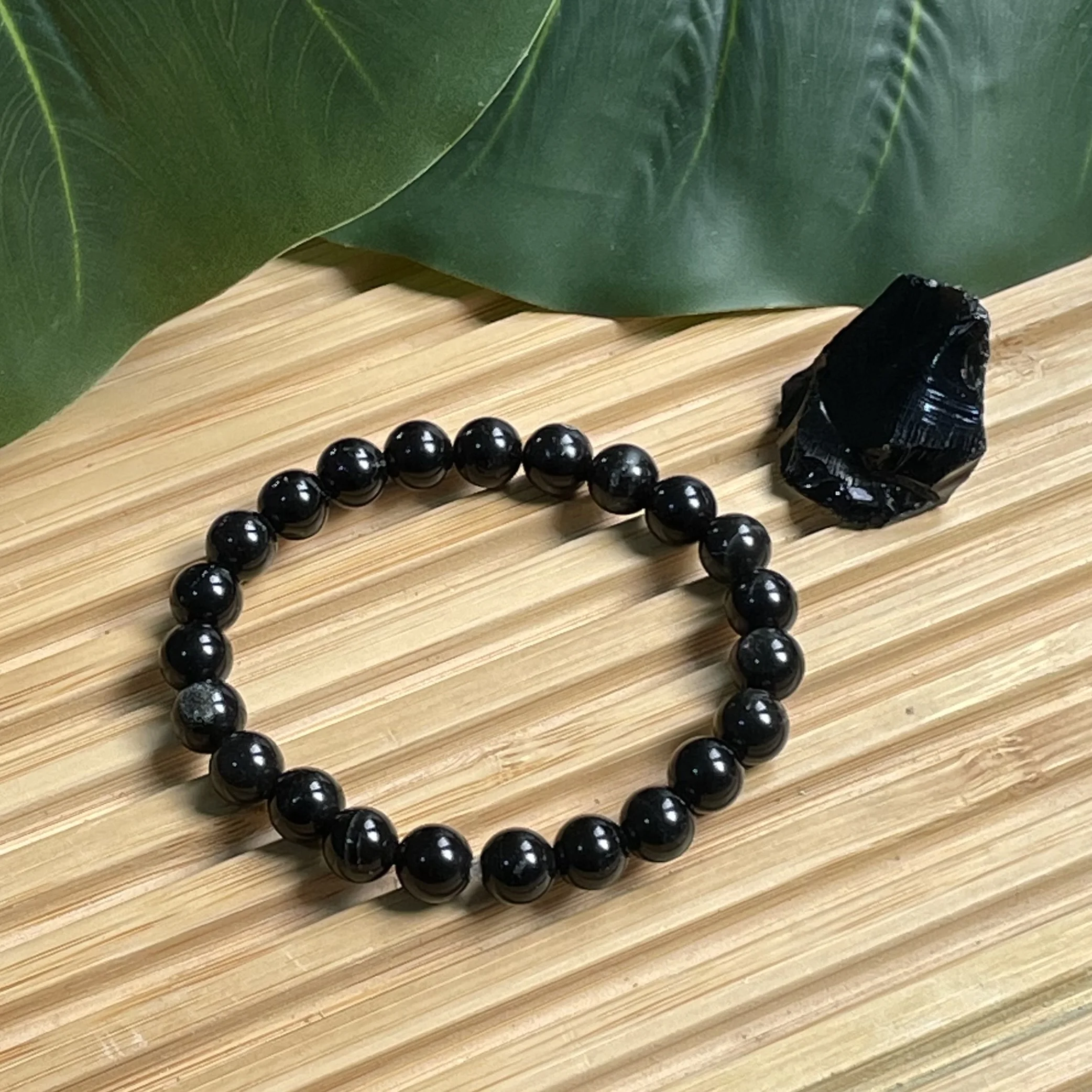 Bracelet obsidienne