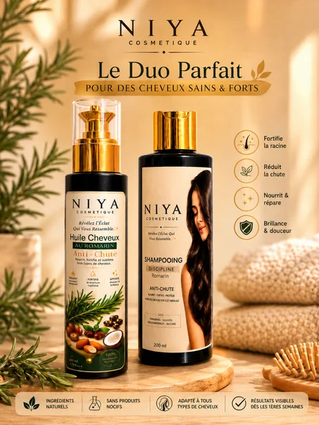 Shampooing + Huile Capillaire Anti-Chute