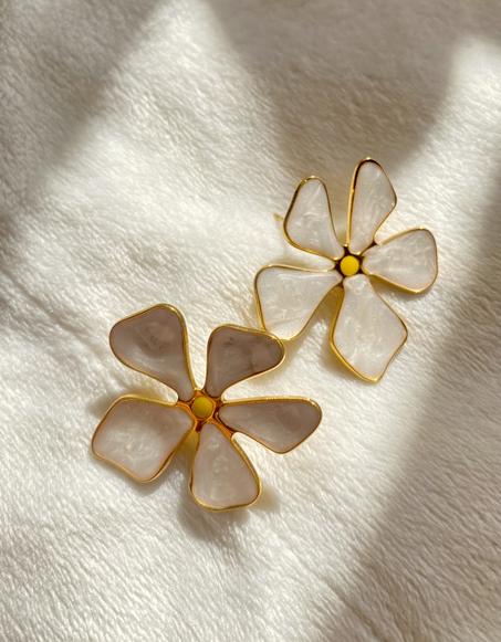 Boucles Florales Blanches