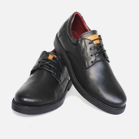 CHAUSSURE DERBY EN CUIR NOIR