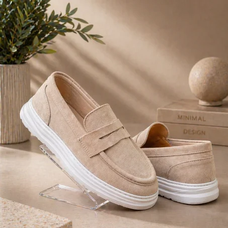 Mocassins en Daim – Chic Décontracté pour Tous les Jours
