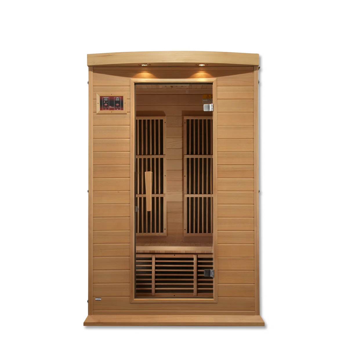 Dynamic Infrared Toulouse 2 Person Bluetooth Compatible FAR Infrared Hemlock Sauna