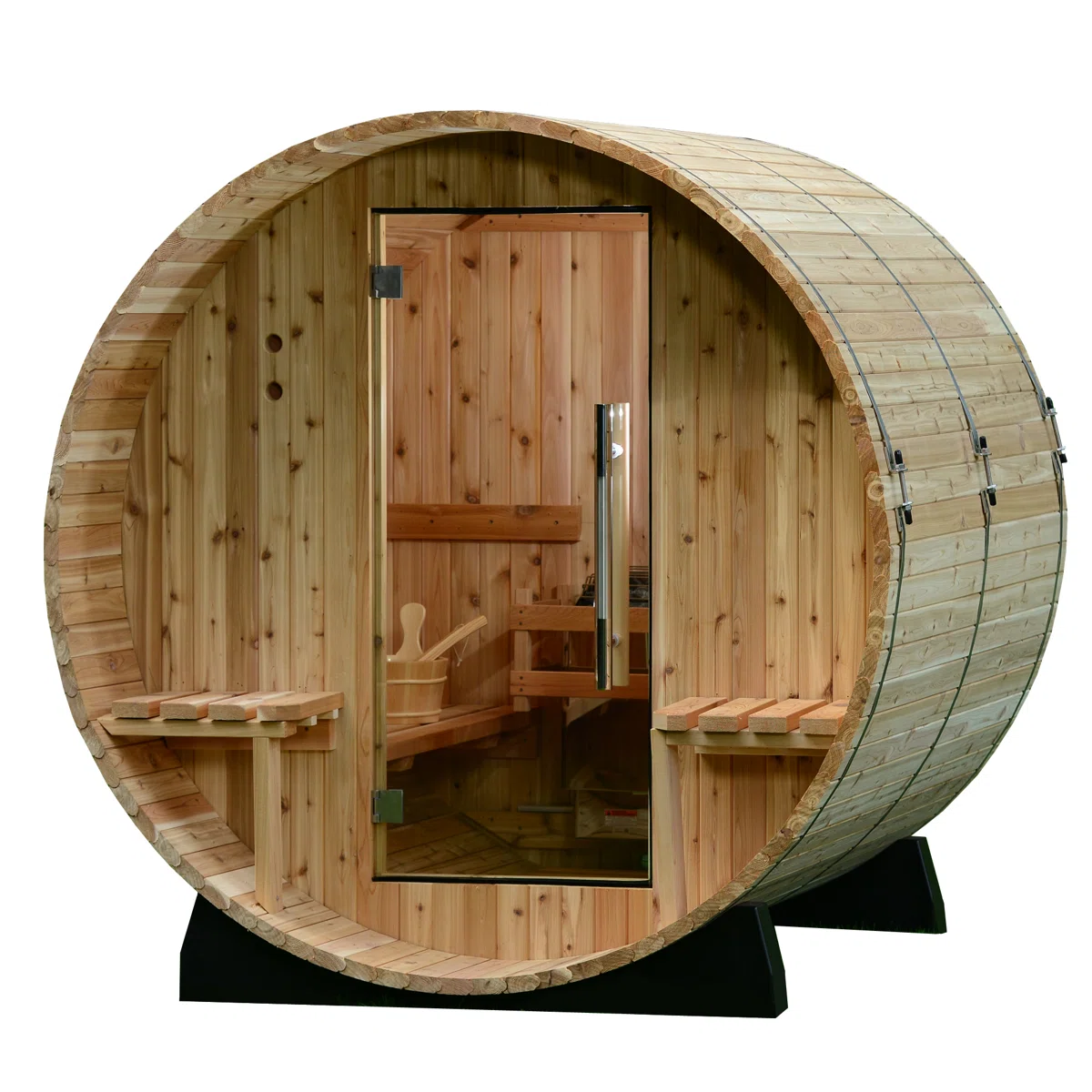 Almost Heaven Saunas Audra 4 - Person Traditional Steam Sauna in Cedar