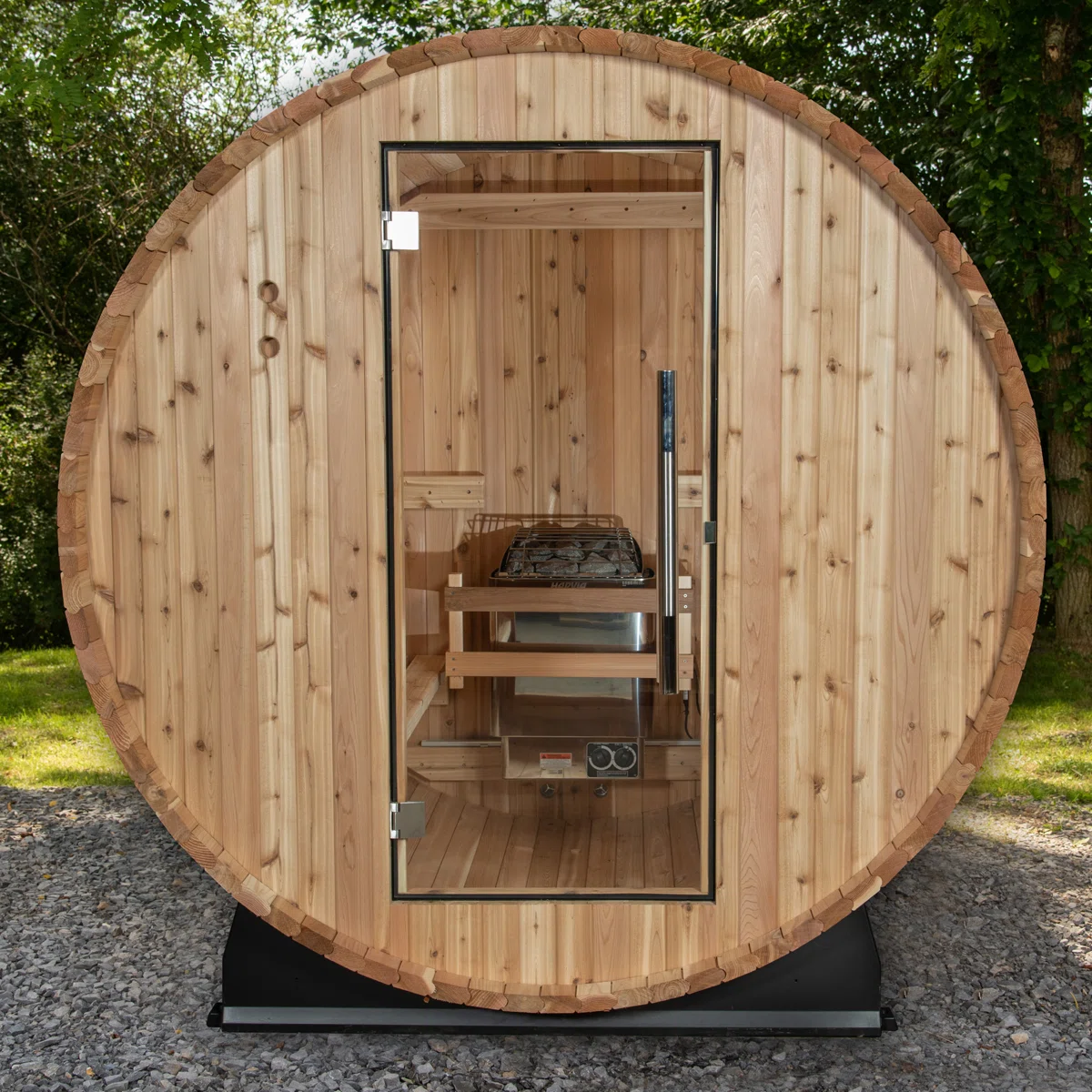 Almost Heaven Saunas Watoga 4 - Person Traditional Steam Sauna in Cedar