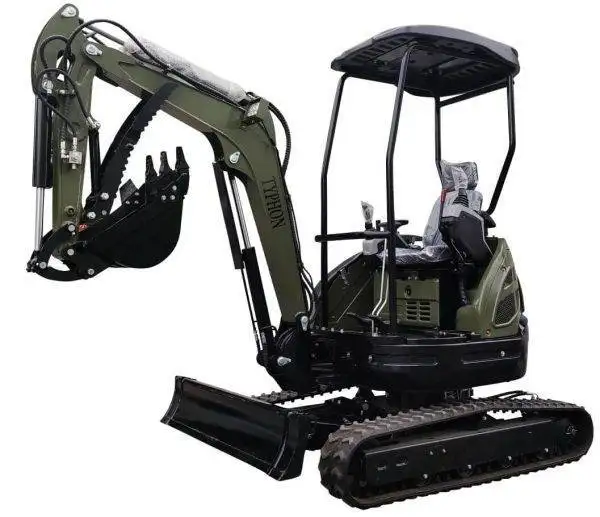 TYPHON TERROR XXV 2.5 Ton Mini Excavator KUBOTA Diesel Engine USA