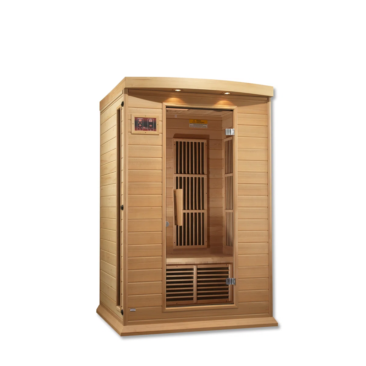 Dynamic Infrared Toulouse 2 Person Bluetooth Compatible FAR Infrared Hemlock Sauna