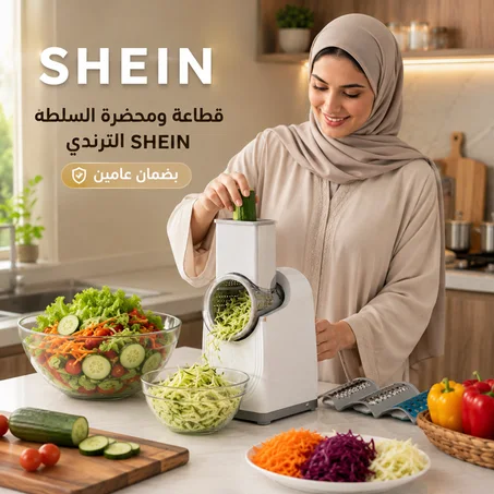 قطّاعة ومحضرة السلطة SHEIN الترندي بضمان عامين aa