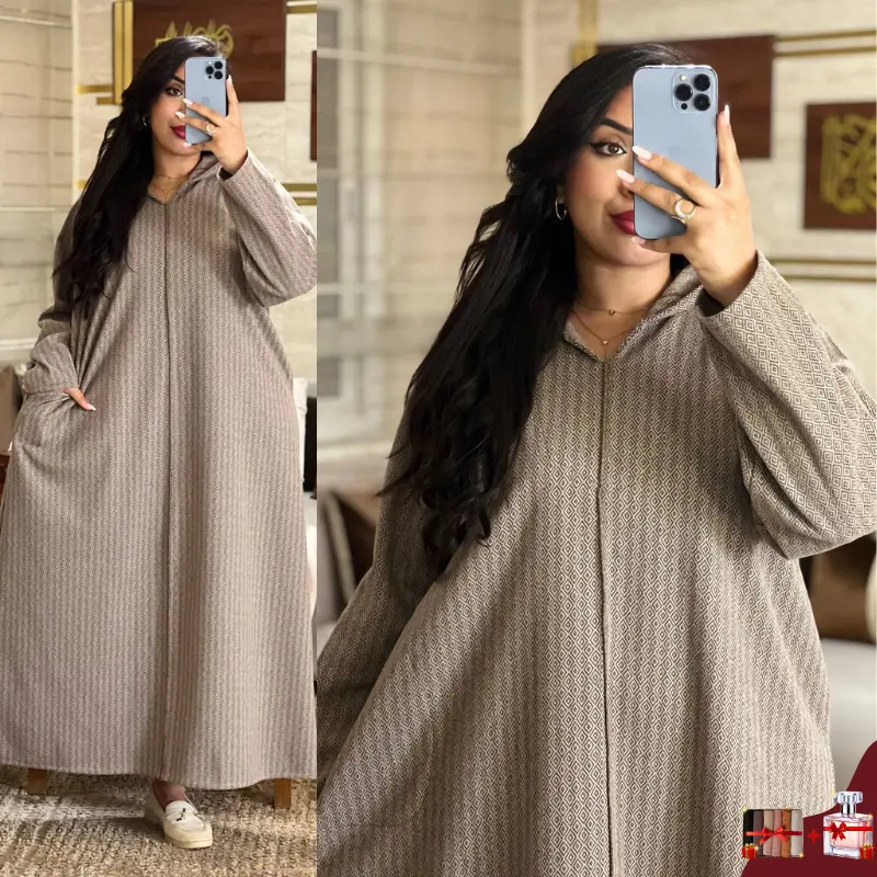 جلابة صوف + شال وريحة هدية