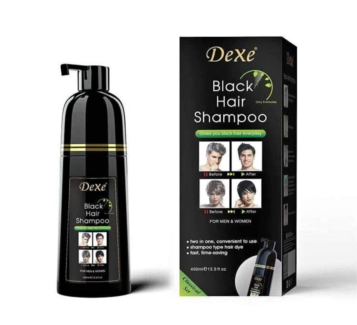 Shampoing Colorant noir pour cheveux