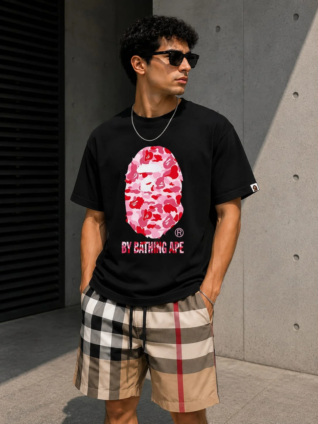 ABC CAMO BY BATHING APE PINK