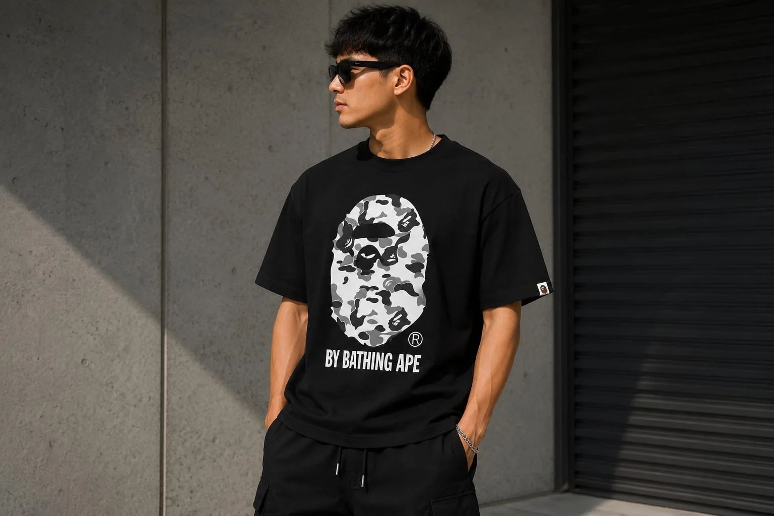 ABC CAMO BY BATHING APE GREY