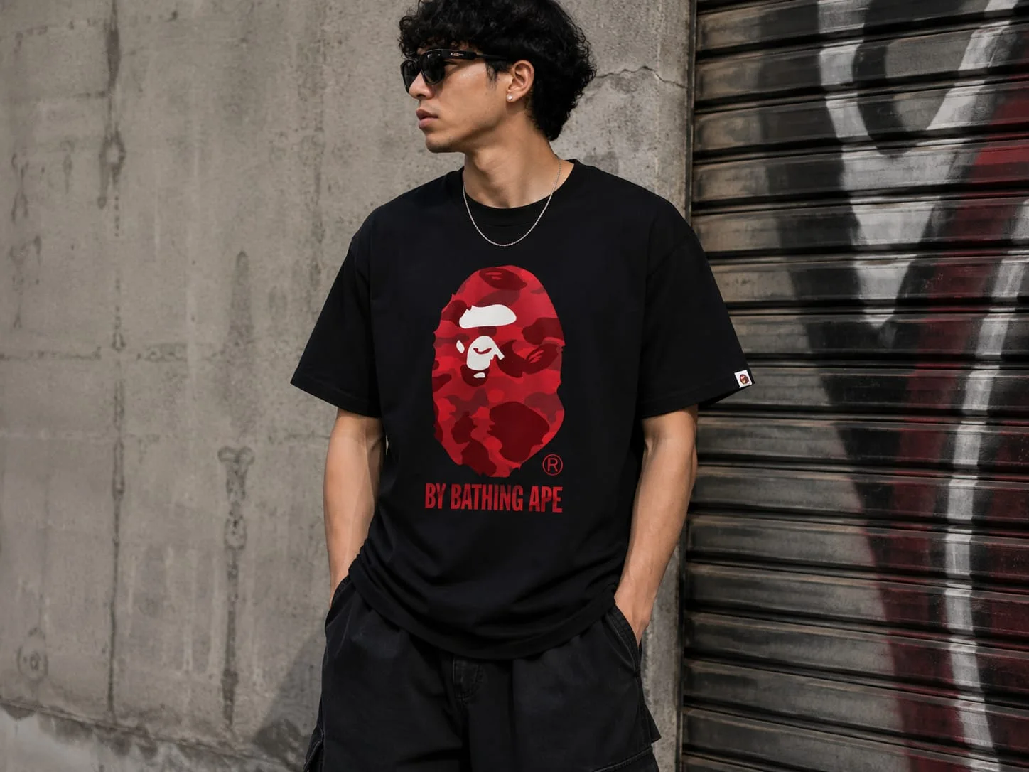 ABC CAMO BY BATHING APE RED