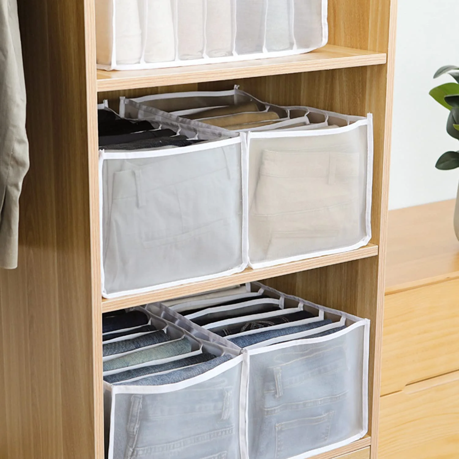 HOIDOKLY - Lot De 2 Organisateurs De Siège Voiture Universels (beige), Pour Ranger Téléphone, Clés, Petits Objets