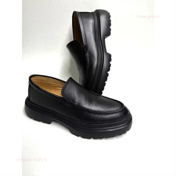 Mocassins modernes en cuir premium pour un usage quotidien et professionnel