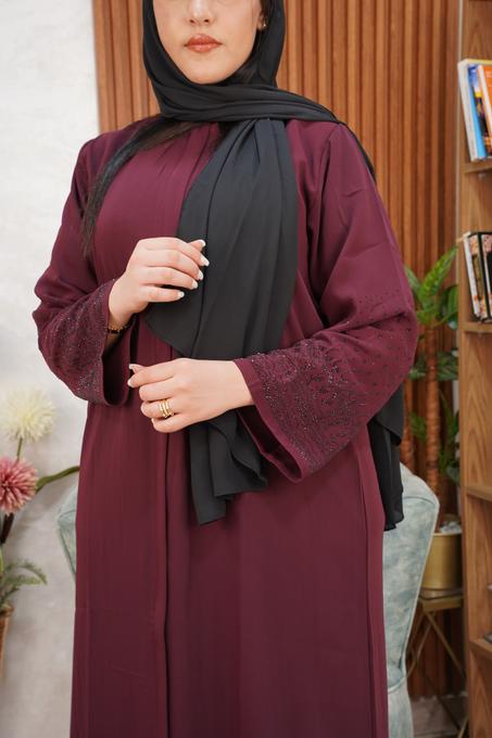 عباية إماراتية ستراس بالفولار