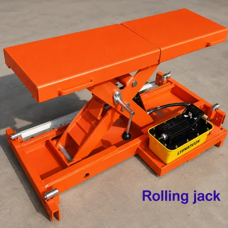 KATOOL Rolling Jack Bridge Jack for KT-4H110/4H850 Four Post Lifts with 5000Lbs Lifting Capacity