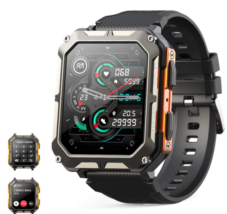 ساعة ذكية عسكرية للرجال