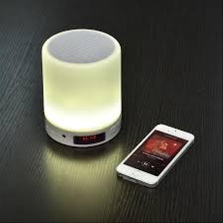 White Touch Sensor Smart Lamp Bluetooth Speaker
