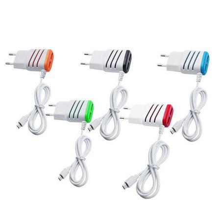 Jawda V8 D-09 Home Charger with Type-C Cable. 2 USB Ports