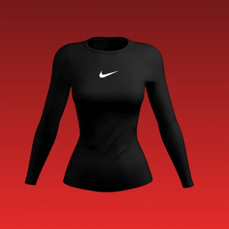 COMPRESSION SHIRT NIKE BLACK FOR GIRL