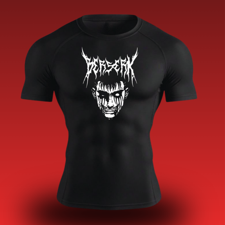 COMPRESSION T-SHIRT BLACK BERSEK