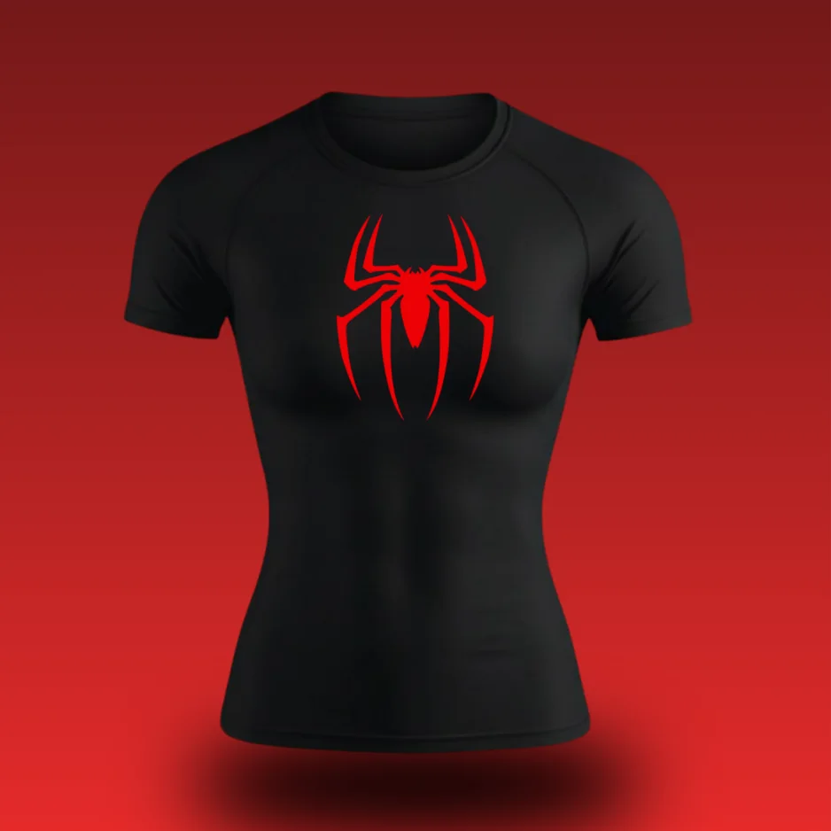 T-SHIRT SPIDER RED WHOMAN