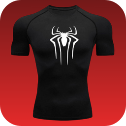 T-SHIRT BLACK SPIDER